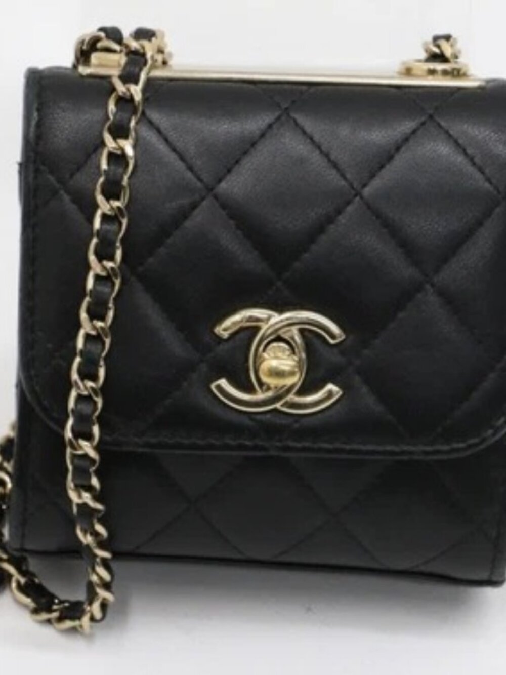 Chanel Trendy CC Micro Clutch with Chain Quilted Lambskin 27740568